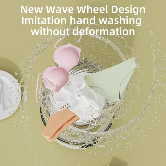 Mini Machine à Laver Electrique Nettoie Rapidement Parfait Pour Sou vêtement/Chaussettes ─ .✦