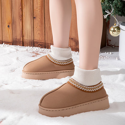 Faux UGGs Avec Mi-Chaussettes Saison Hiver Cosy Ი𐑼