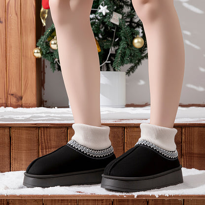 Faux UGGs Avec Mi-Chaussettes Saison Hiver Cosy Ი𐑼