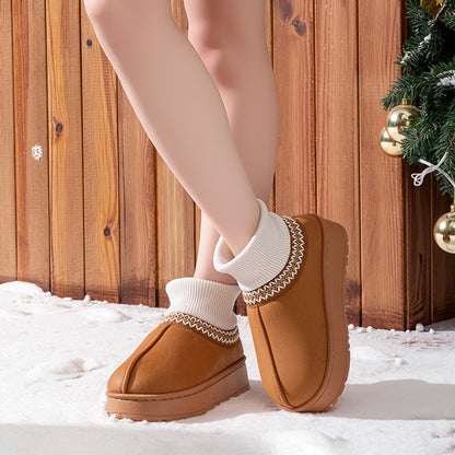 Faux UGGs Avec Mi-Chaussettes Saison Hiver Cosy Ი𐑼