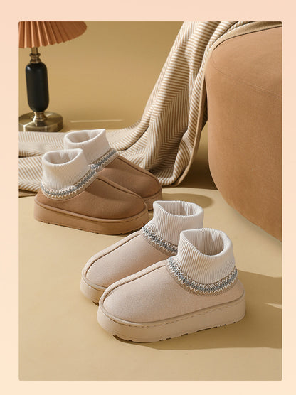 Faux UGGs Avec Mi-Chaussettes Saison Hiver Cosy Ი𐑼