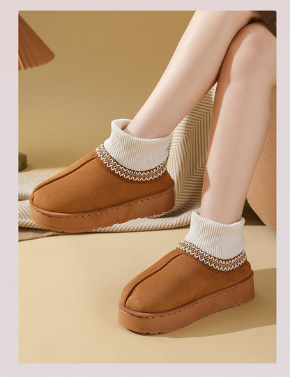 Faux UGGs Avec Mi-Chaussettes Saison Hiver Cosy Ი𐑼