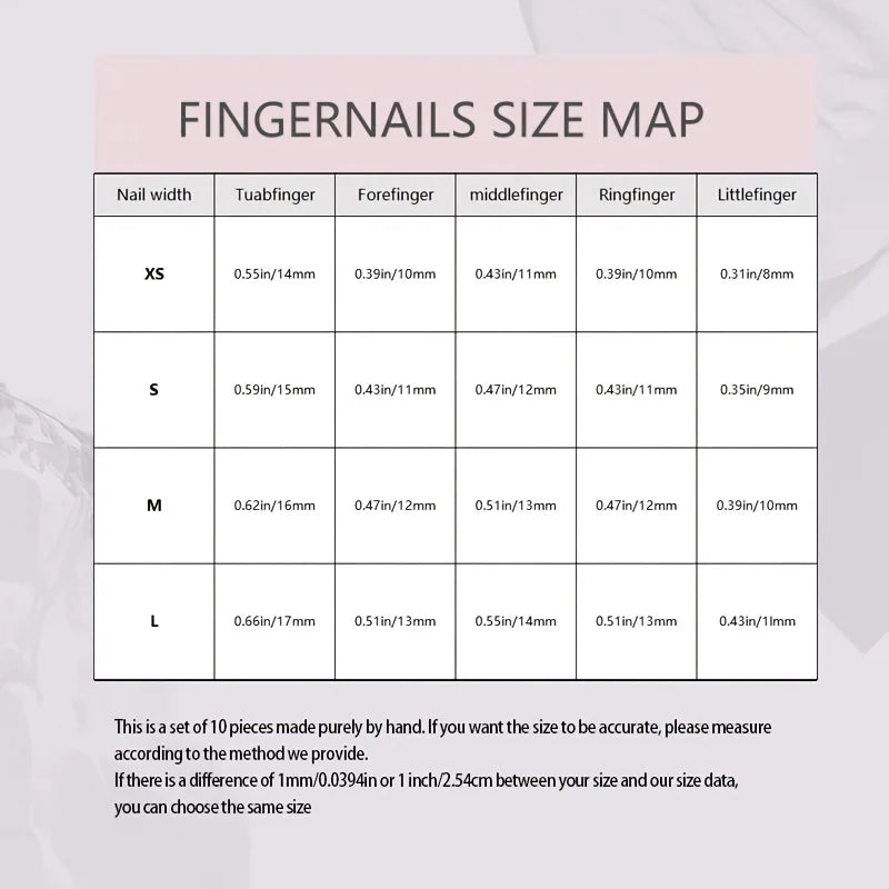 10pcs/set ₊⊹ Haute Qualité Faux Ongles Réutilisable ₊⊹