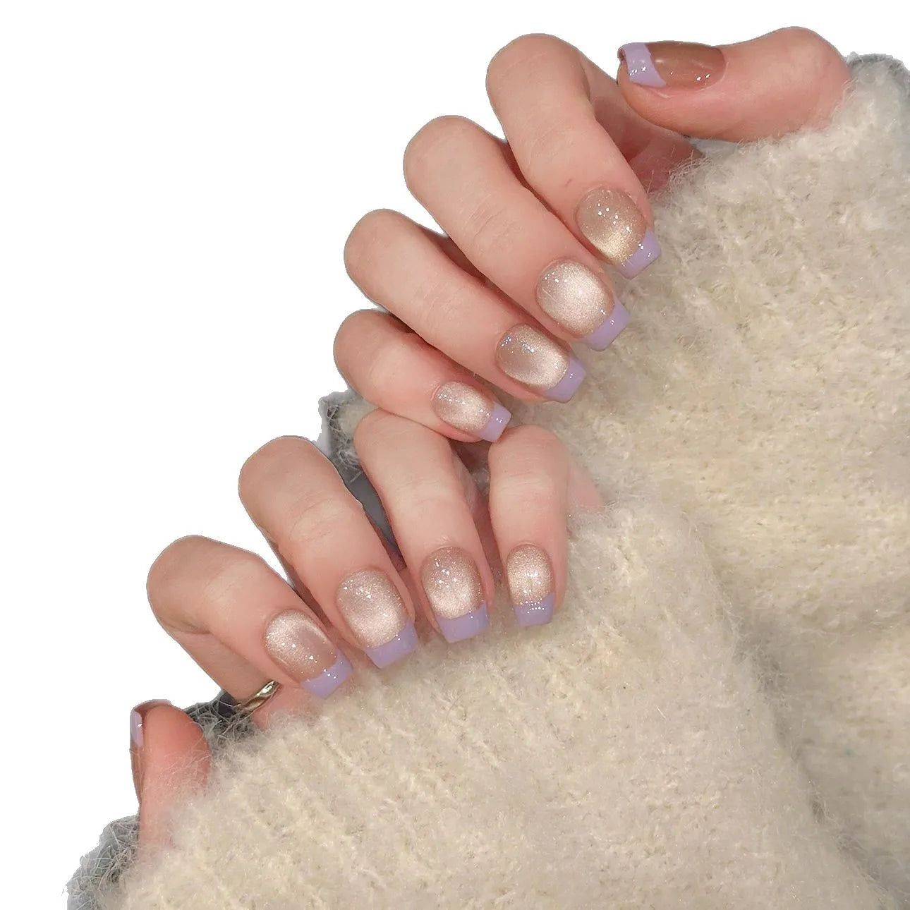 10pcs/set ₊⊹ Haute Qualité Faux Ongles Réutilisable ₊⊹