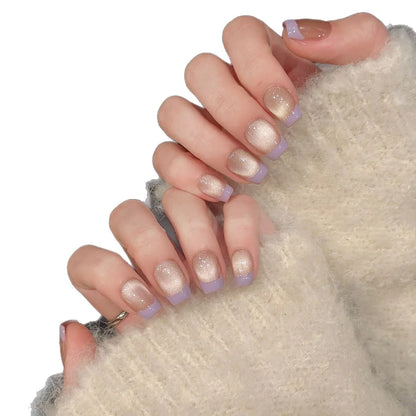 10pcs/set ₊⊹ Haute Qualité Faux Ongles Réutilisable ₊⊹