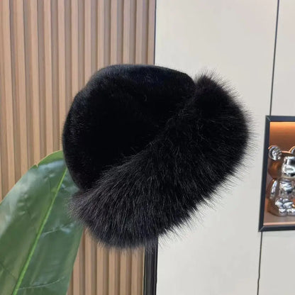 Fluffy Fausse Fourrure Bonnet Parfait Hiver ⟢
