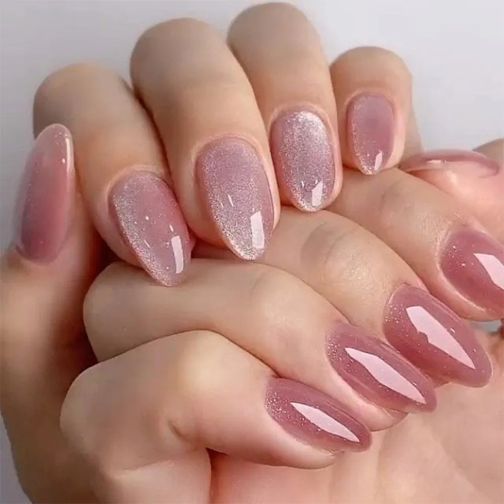 24Pcs Metallic✧Faux Ongles Réutilisables ✧