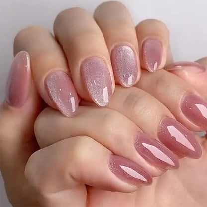 24Pcs Metallic✧Faux Ongles Réutilisables ✧