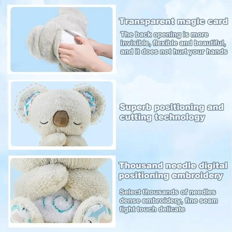 Doudou Koala Peluche Rose Qui Respire - TOYS