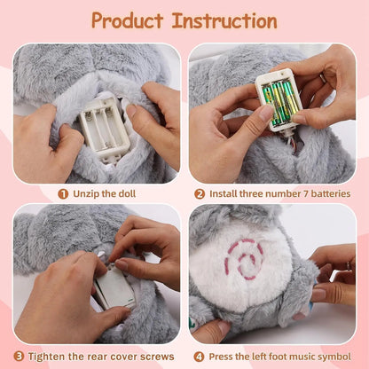 Doudou Koala Peluche Rose Qui Respire - TOYS