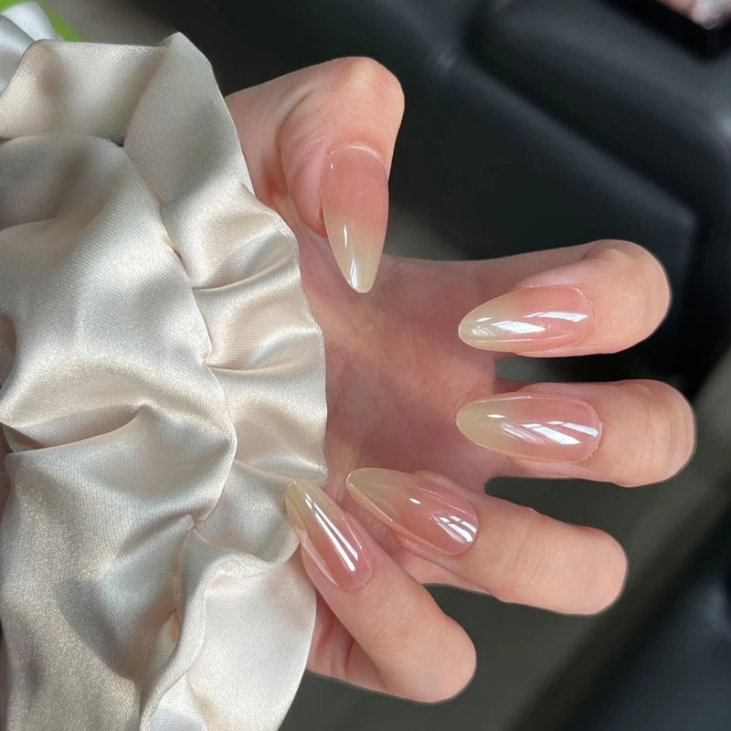 24Pcs Metallic✧Faux Ongles Réutilisables ✧