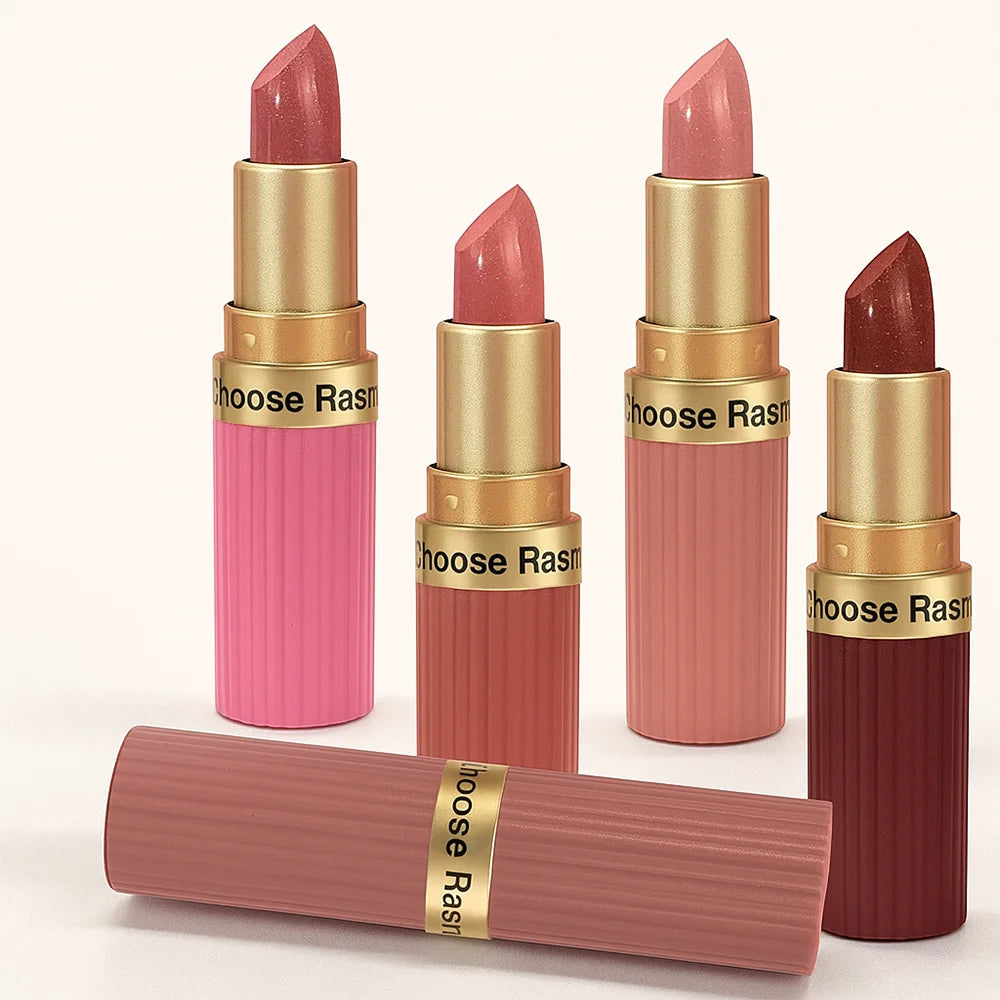 Glitter Rose Velvet Rouge à lèvre Metallic Waterproof Long Lasting