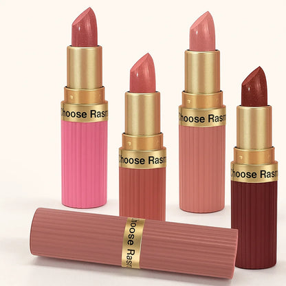 Glitter Rose Velvet Rouge à lèvre Metallic Waterproof Long Lasting