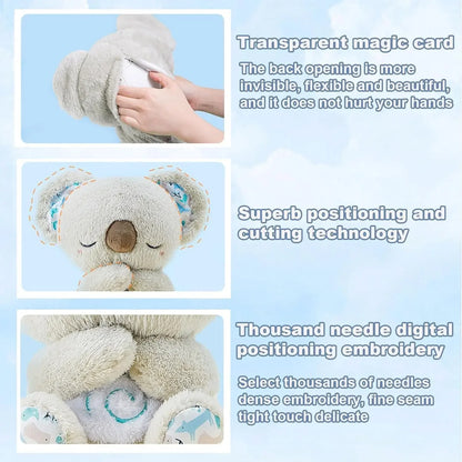 Doudou Koala Peluche Rose Qui Respire - TOYS