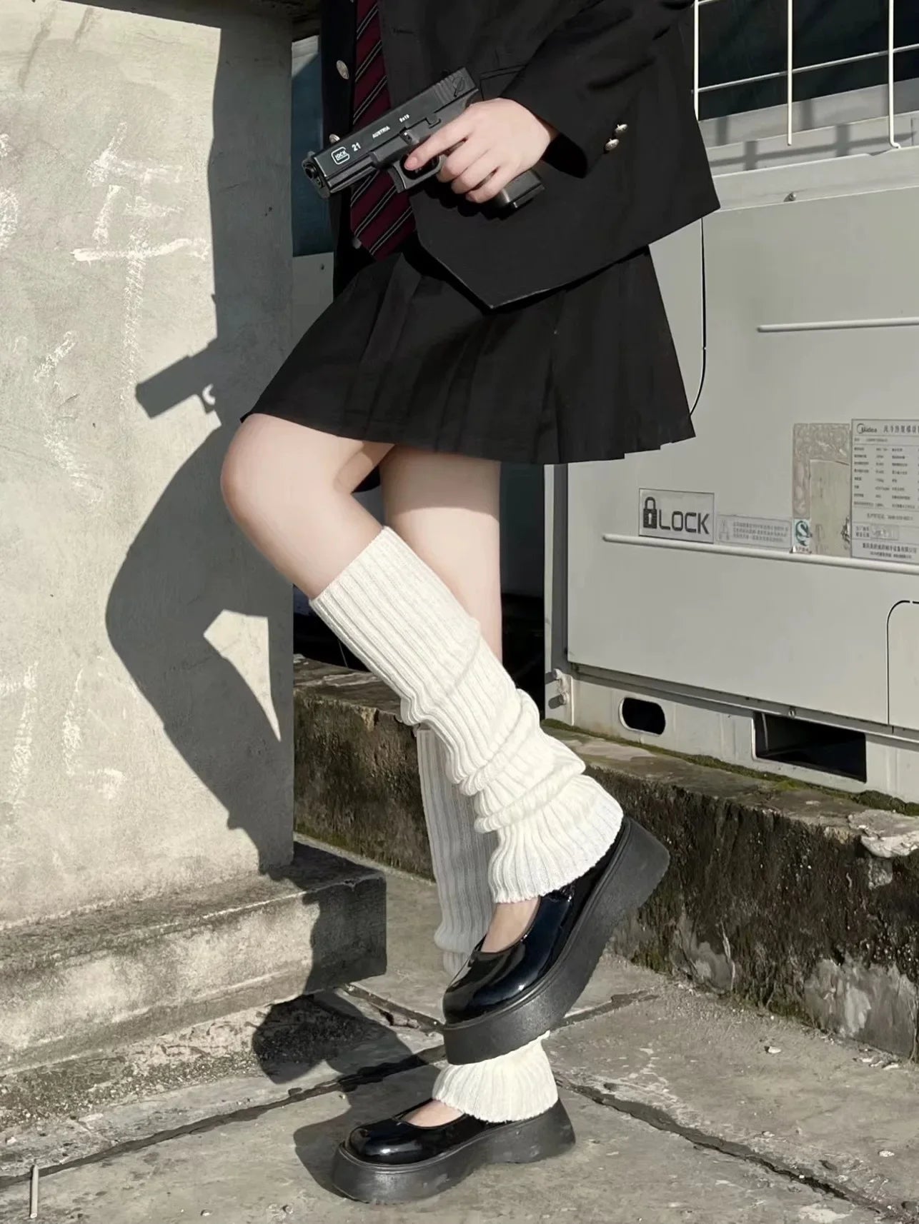 Y2K Mi-Chaussettes Pour chaussures/Bottines ⟢