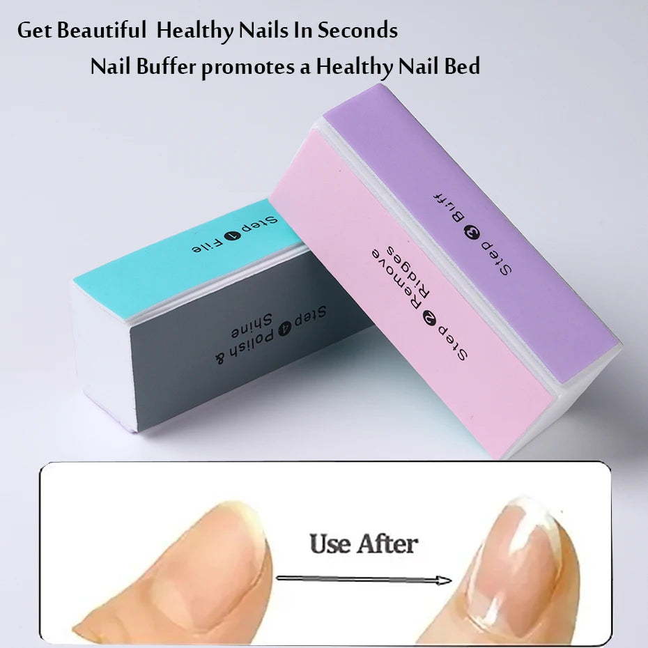Buffer Block Doux pour Préparation Avant Pose de Faux Ongles ⋆˙⟡