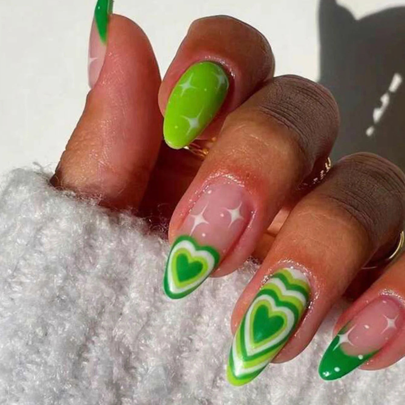 24pcs Faux Ongles Mon Petit Coeur ♥︎