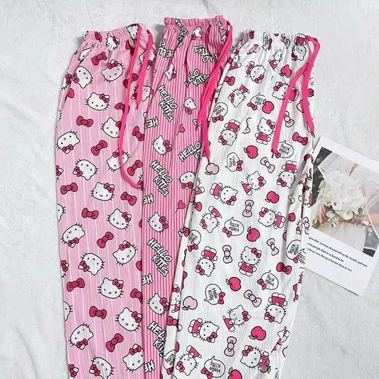 HelloKitty Summer Pajama Pants Anime Cartoon