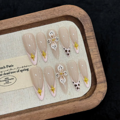 10Pcs  Faux Ongles Fait Main ⋆౨ৎ˚