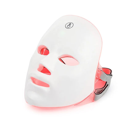 Rechargeable Facial LED Mask 7 Colors LED Photon Beauty Mask Skin Rejuvenation (STOCK Limité)