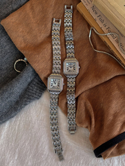 1pc Nouveau Arrivage Montre Doré/Argenté ⟢