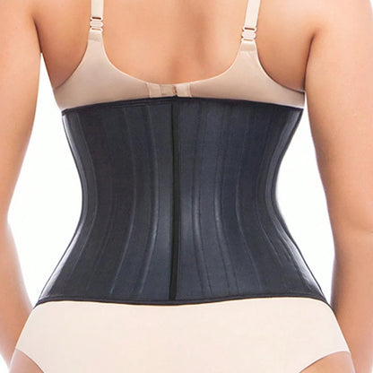 25 bones Corset Waist Trainer Latex Body Shapewear Taille Fine en 1min