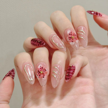 10Pcs  Faux Ongles Fait Main ⋆౨ৎ˚