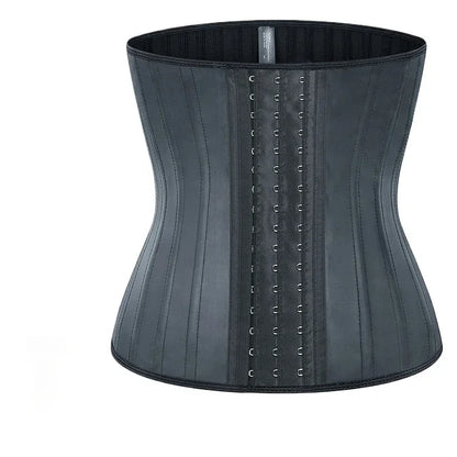 25 bones Corset Waist Trainer Latex Body Shapewear Taille Fine en 1min