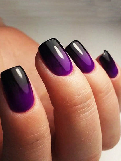 24pcs/set French Faux Ongles Court et Mi-Court ─ .✦