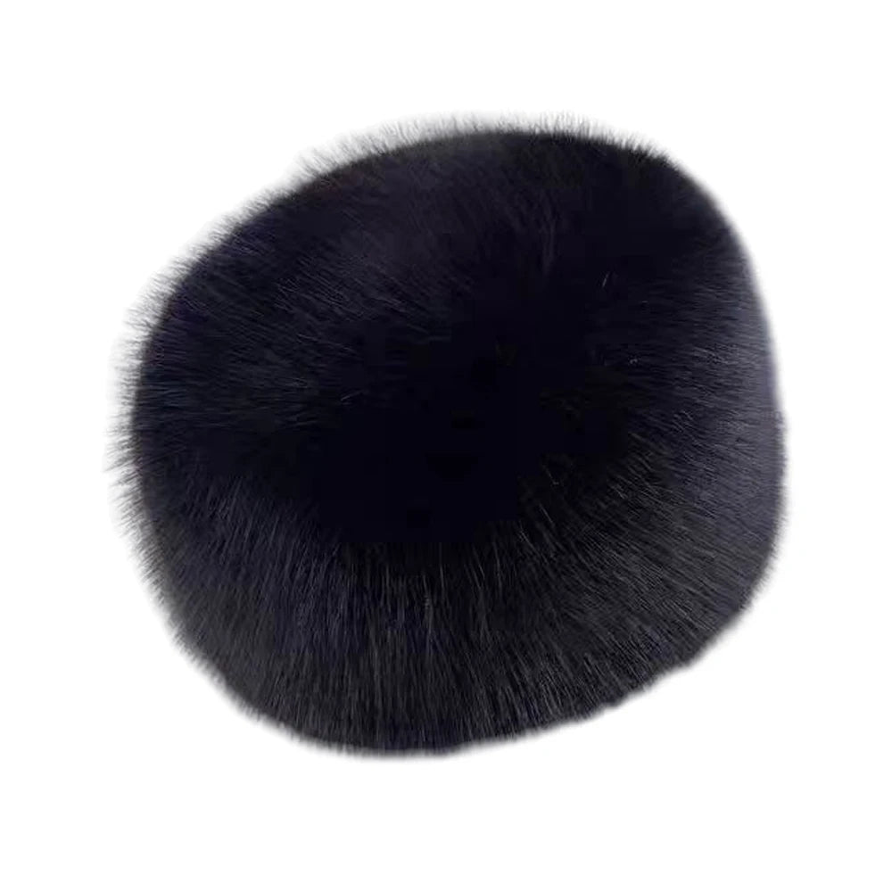 Fluffy Fausse Fourrure Bonnet Parfait Hiver ⟢