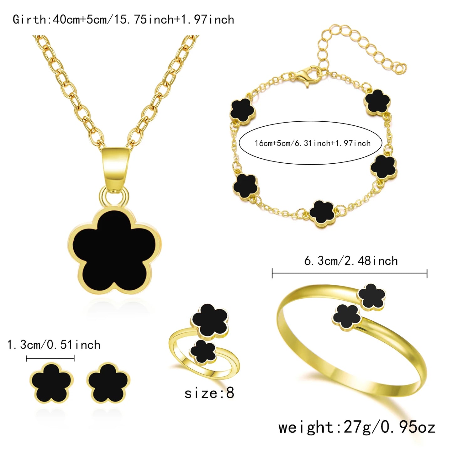 5pcs/set Le Dupe du Trèfle à 5 Feuilles ☘︎