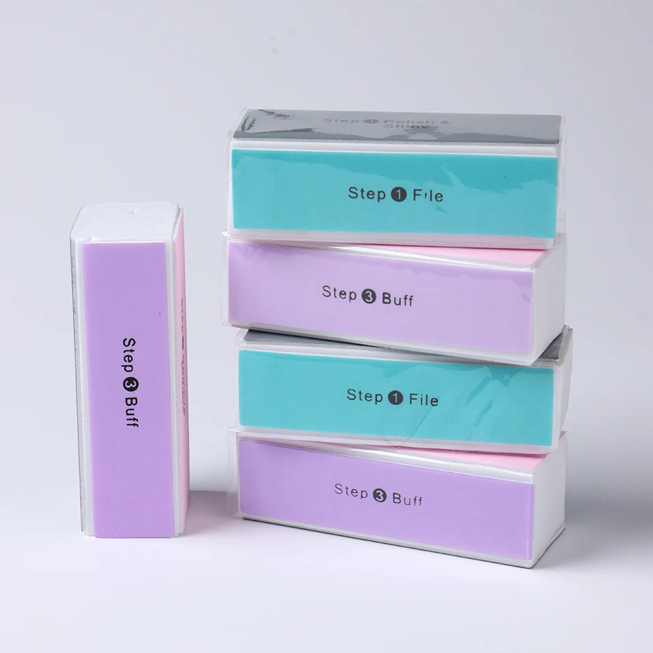 Buffer Block Doux pour Préparation Avant Pose de Faux Ongles ⋆˙⟡