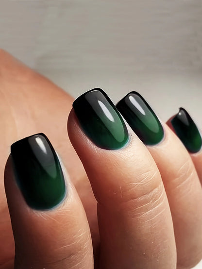 24pcs/set French Faux Ongles Court et Mi-Court ─ .✦