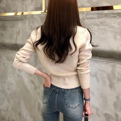 2025 Autumn Long Sleeve Casual Haut Tendance Hiver ✦