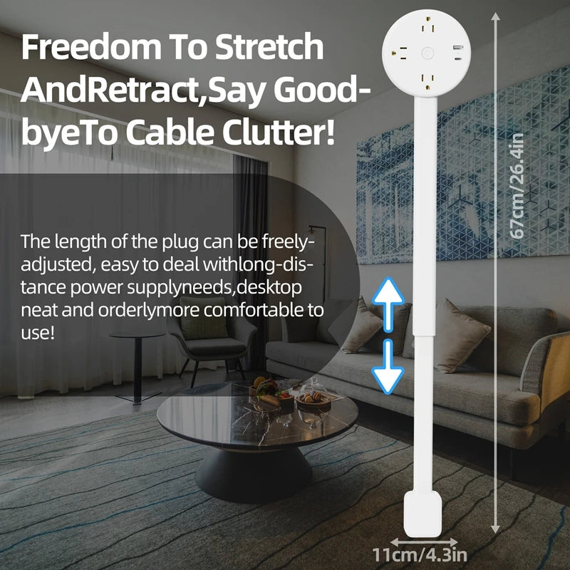 Prises Murales Electrique Ajustables Parfait Pour Les Endroits Inaccessibles - Incontournable