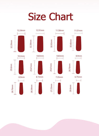 Faux Ongles Romantic Red Lips 💋 Valentine's Day  ﾒ૦