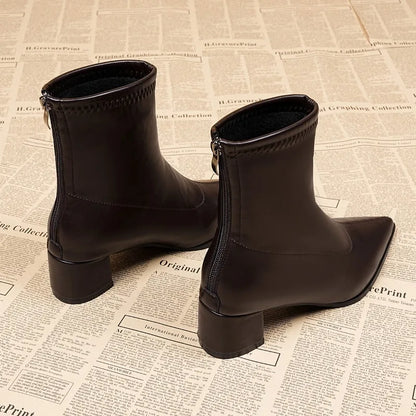 Fashion Vintage Bottes Tips Pointues ⟡ ݁