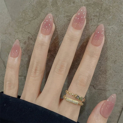 24Pcs Metallic✧Faux Ongles Réutilisables ✧