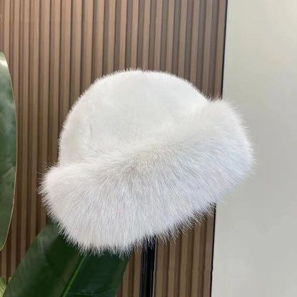 Fluffy Fausse Fourrure Bonnet Parfait Hiver ⟢