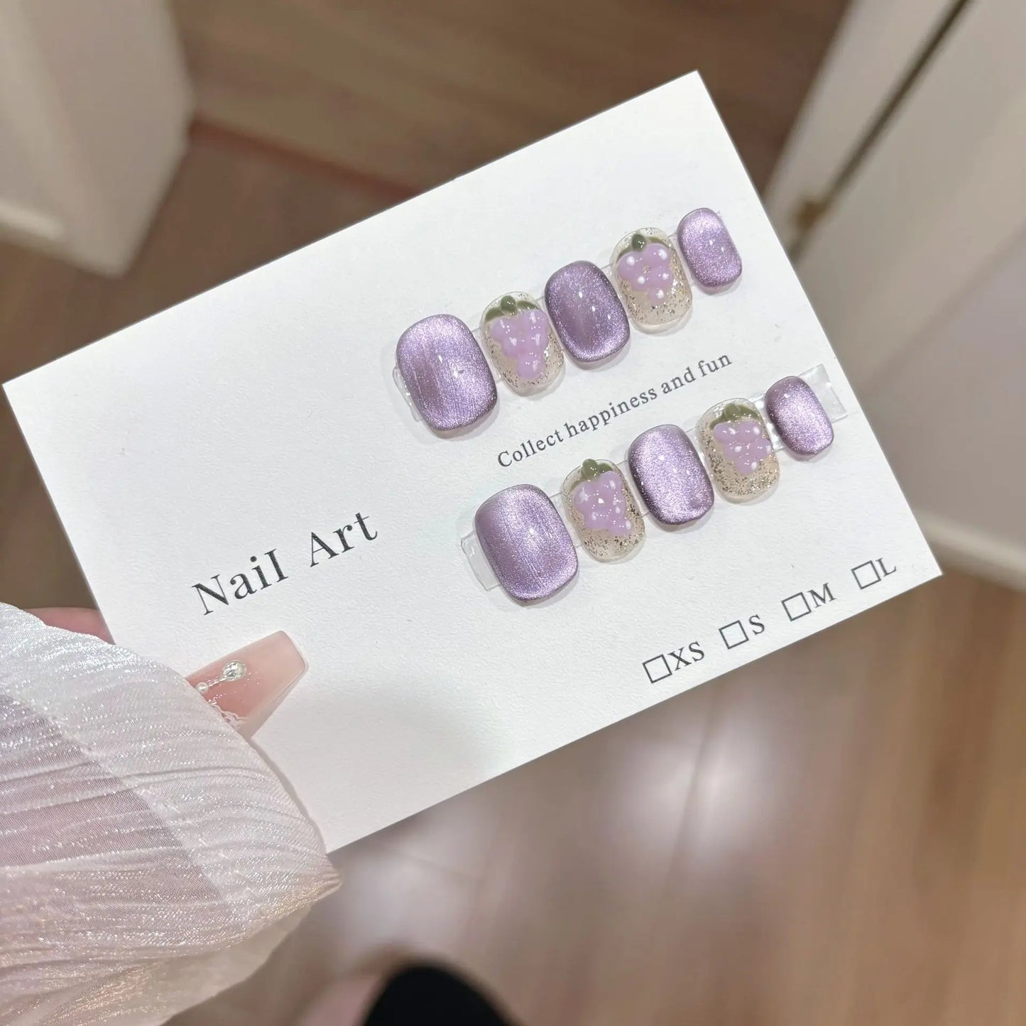 10pcs/set ₊⊹ Haute Qualité Faux Ongles Réutilisable ₊⊹