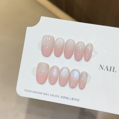 10Pcs Faux Ongles Réutilisables Fait à la Main જ⁀➴