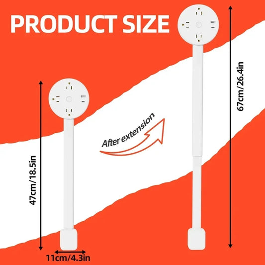 Prises Murales Electrique Ajustables Parfait Pour Les Endroits Inaccessibles - Incontournable