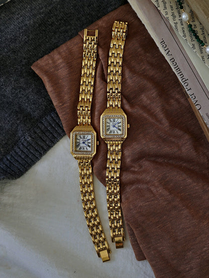 1pc Nouveau Arrivage Montre Doré/Argenté ⟢