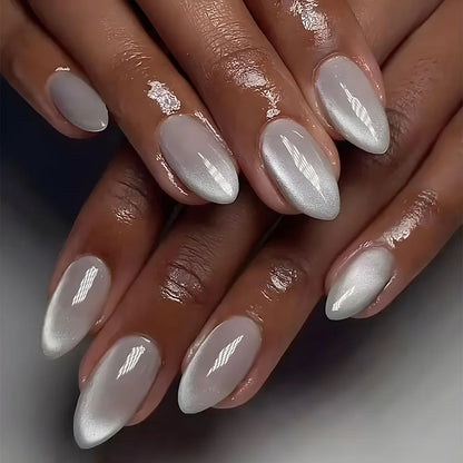 24Pcs Metallic✧Faux Ongles Réutilisables ✧
