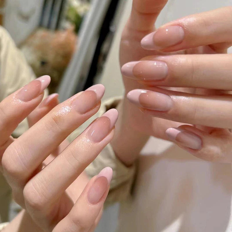 10pc Cat Eye Almond Haute Qualité Faux Ongles Réutilisable  ─ .✦