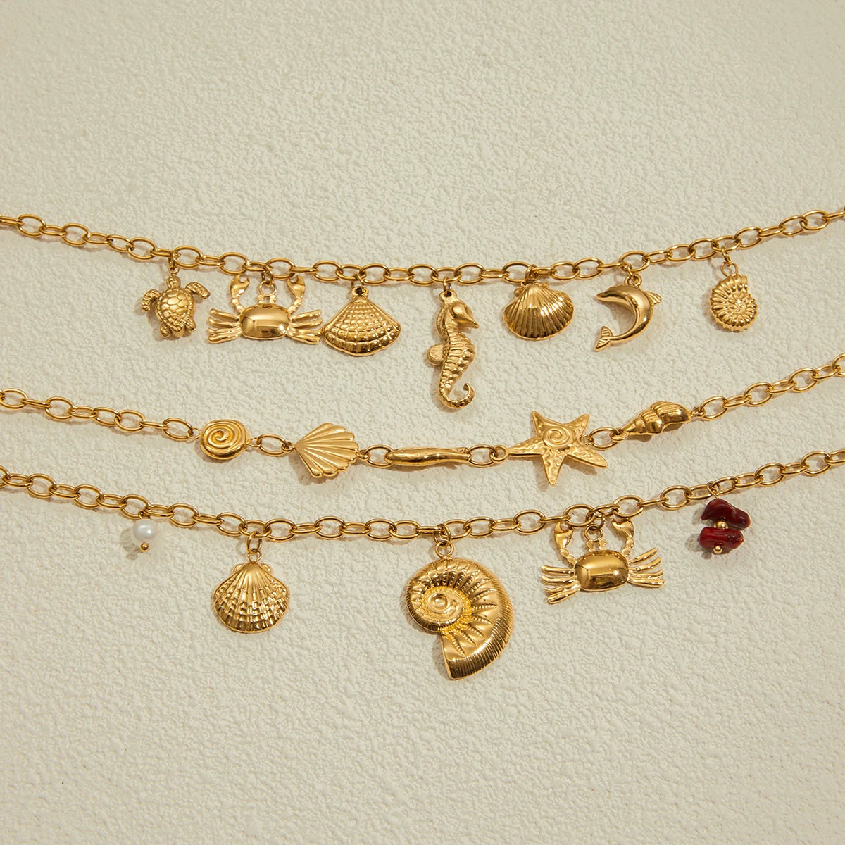 Colliers Beach Vibes Inoxydables ⟢