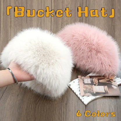 Fluffy Fausse Fourrure Bonnet Parfait Hiver ⟢