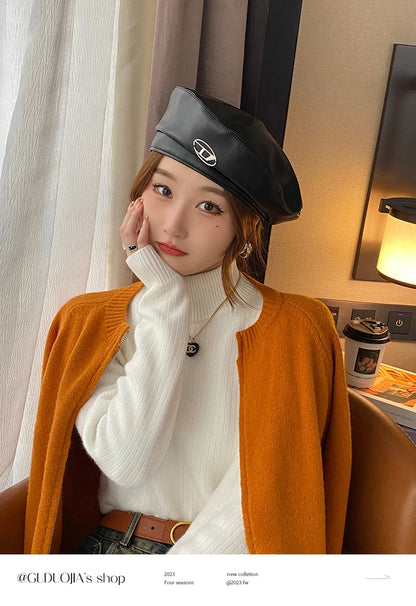 Pull Col Roulé Avec Légère Doublure Parfait Hiver ⟢