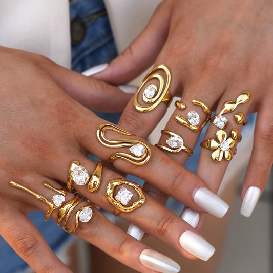 Bagues Inoxydables Réglables ⟢