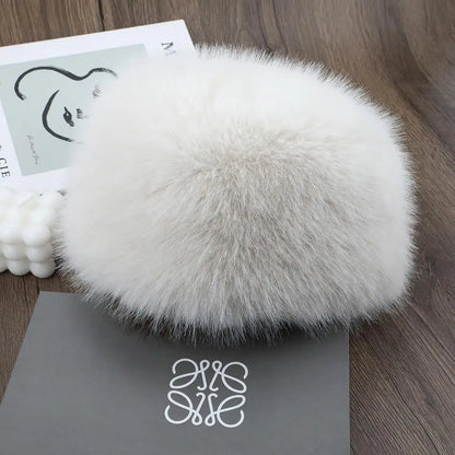 Fluffy Fausse Fourrure Bonnet Parfait Hiver ⟢